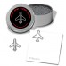 JET AIRPLANE PAPER CLIPS, SILVER 